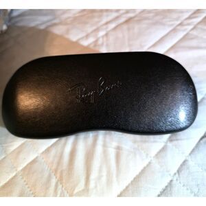 Ray-Ban Black Hard Shell Eyeglasses/Sunglasses Case + Cleaning Cloth